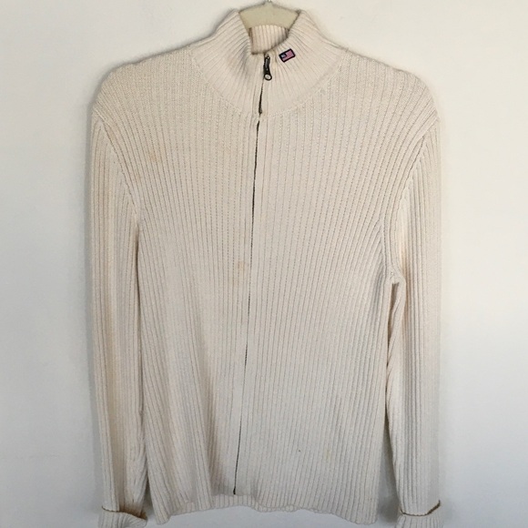 Polo Ralph Lauren Other - Polo Jeans Co Zip-Up Cream Sweater